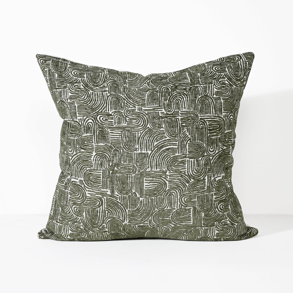 Darcy & Duke Forest Swirl - Sierkussen - 55 X 55 Forest Green