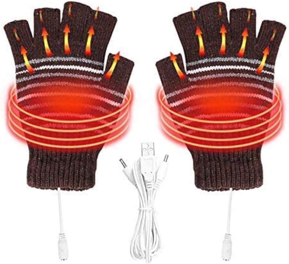 DYVNS® Handschoenen met Verwarming - Elektrisch Verwarmde Winterhandschoenen - Wasbaar