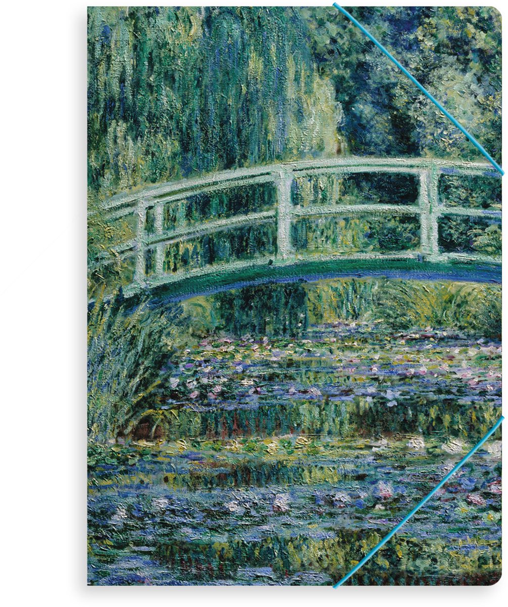 Lanzfeld Monet - Documentenmap A4 - Met Elastiek - Japanse Brug
