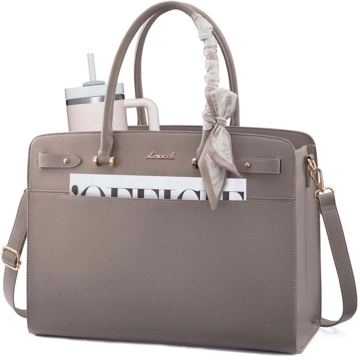 Solidchoice - Elegante Laptop Handtas voor 15.6 Inch met Veelzijdige Indeling