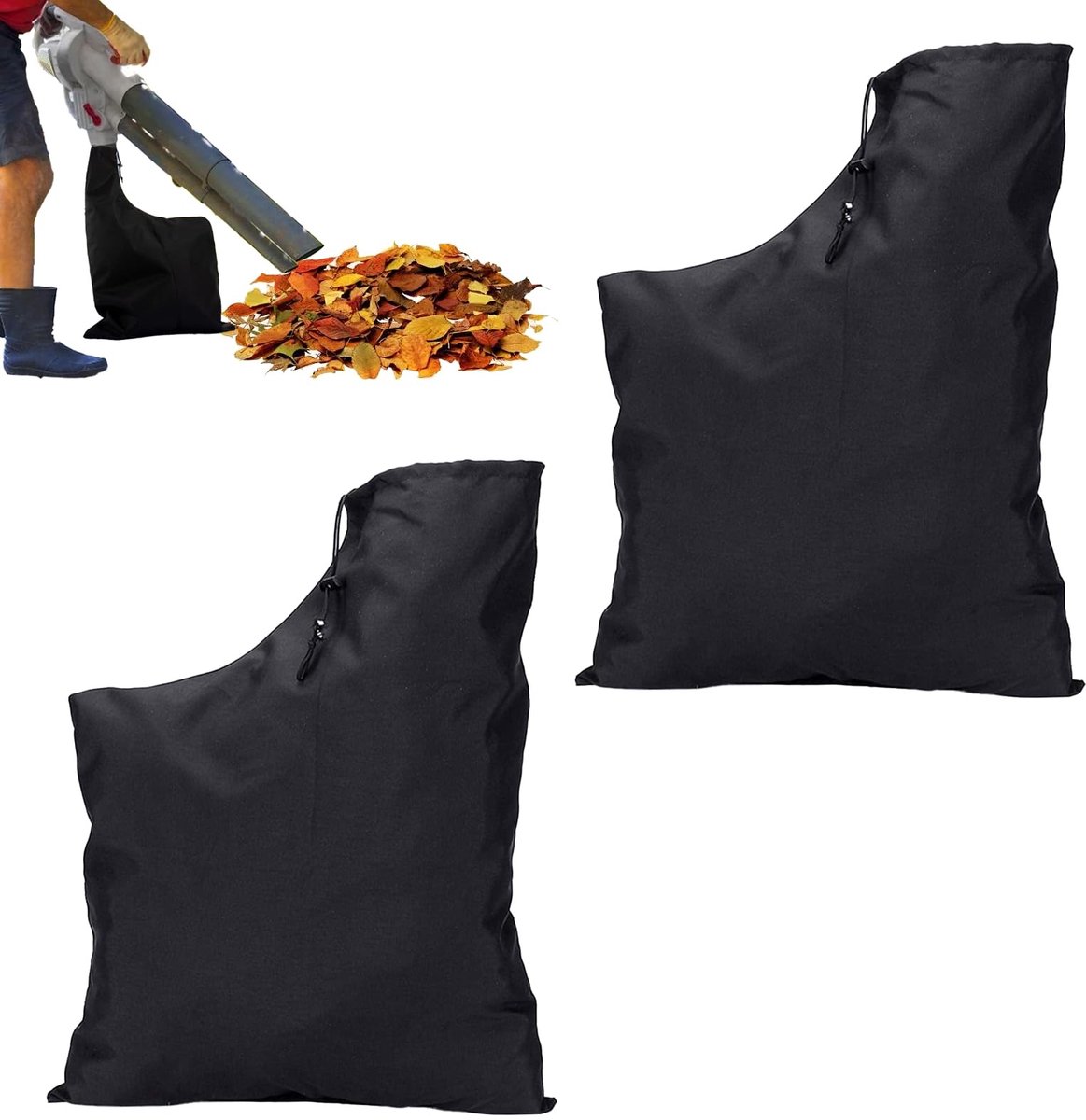 Solidchoice - 2 Stuks Ademend Bladzuigerzakken voor Tuin