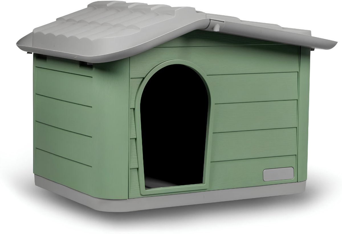 TYR® Hondenhok - Hondenhok Buiten - Hondenhuis - Groen - 41cm x 60cm x 51cm