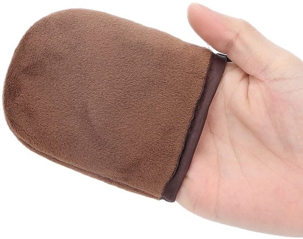 Zelfbruinerhandschoen Wasbaar - Bruiningshandschoen - Lotionapplicator - Herbruikbare Handschoen - Antivlek - Voor Natuurlijke Bruining - Bruiningswant