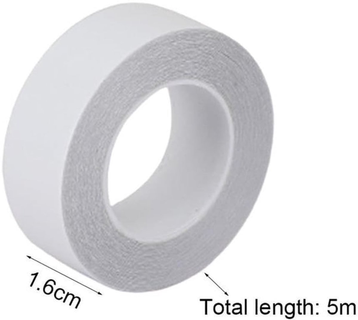 Plakband Dubbelzijdig - 4 Rollen - Transparante Strepen - Onzichtbare Lijm - Kleding/Lingerie - Eenvoudig Gebruik - Scheur/afbladderontwerp - Kledinglijm