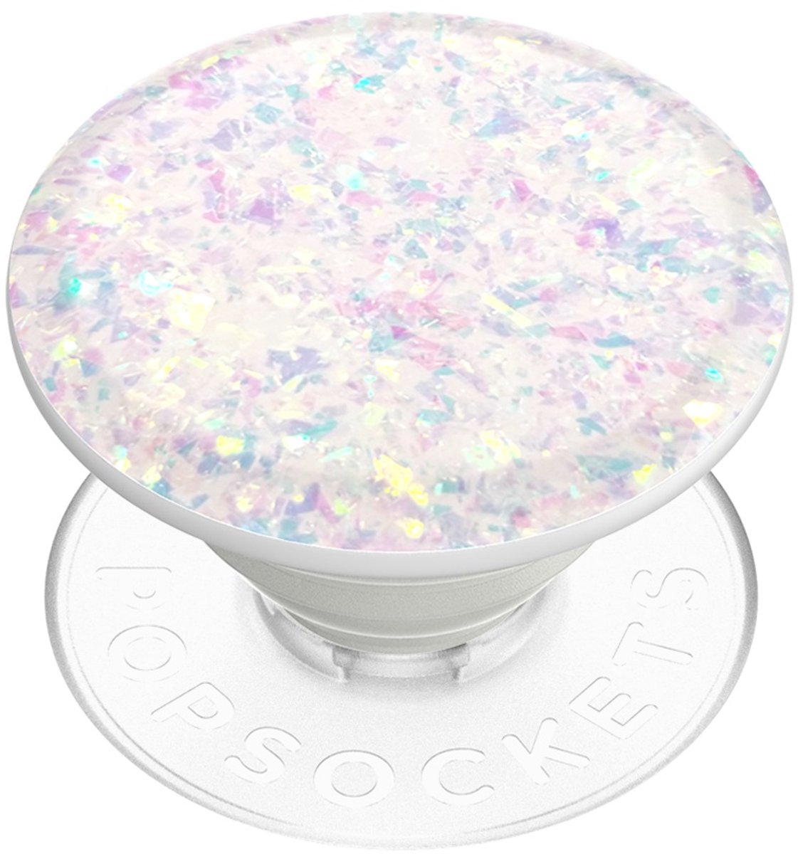 PopSockets PopTop - Iridescent Confetti White