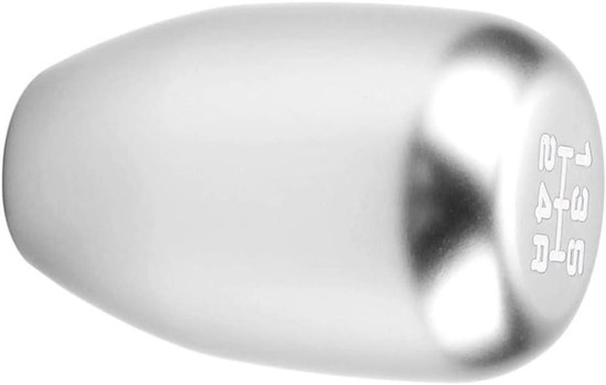 Versnellingspookknop - Handgeschakelde versnellingspookknop met 5 versnellingen - Versnellingshendel Stick met 3 adapters (8 mm/10 mm/12 mm)(Zilver) - Geschikt voor alle automerken