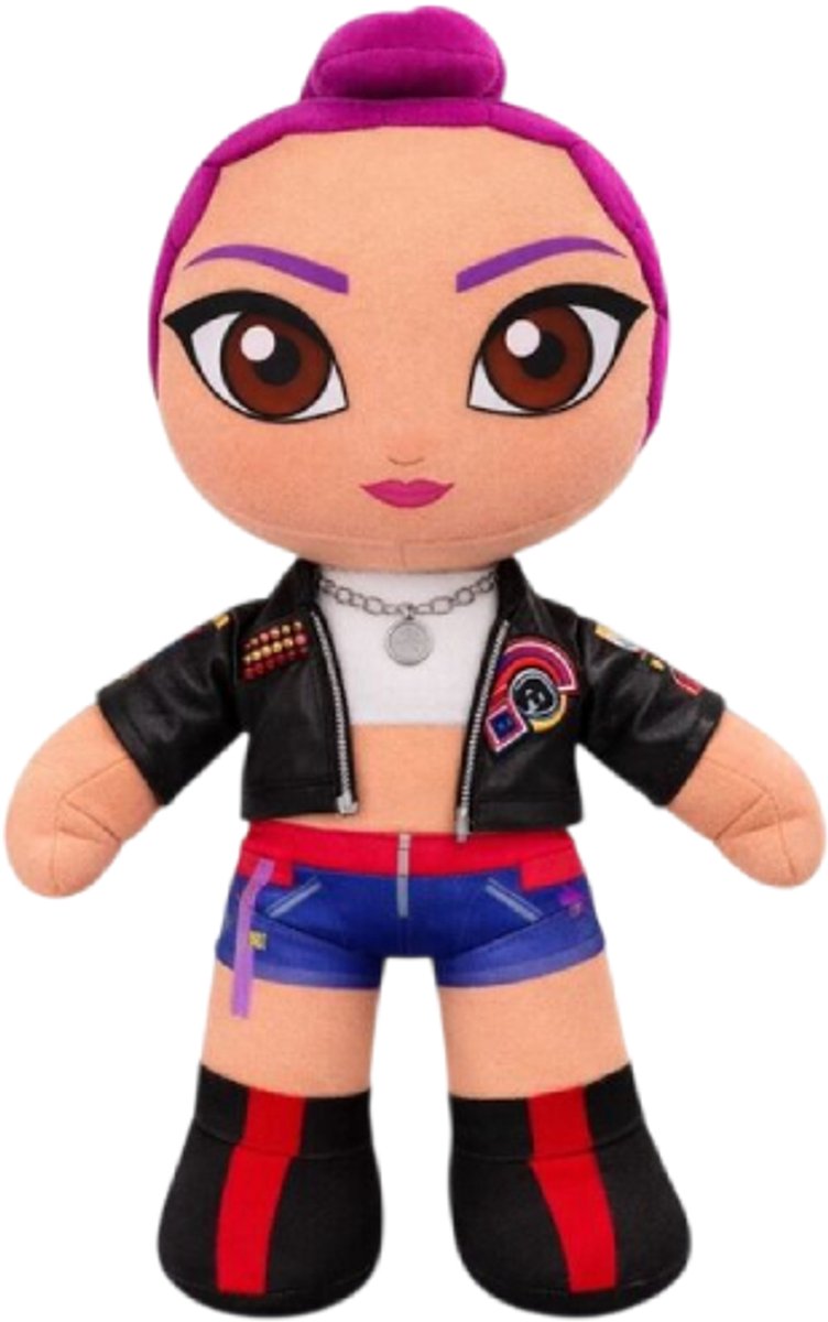 K-Pop Music Paars Pluche Knuffel 20 cm - Speelgoed Knuffels voor Kinderen Jongens Meisjes - Kpop Anime Plush Toy