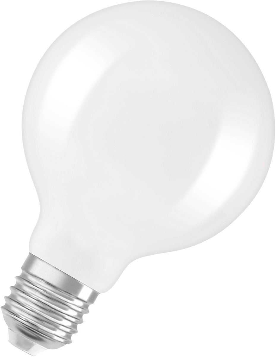 OSRAM LED Superstar Globe 95 60 Filament DIM in bolvorm, LED-lamp, loodvrij glas, mat, 5,9 W, (ex 60 W), 806 lm, warm wit, 2700 K, dimbaar, 25000 u, CRI 80