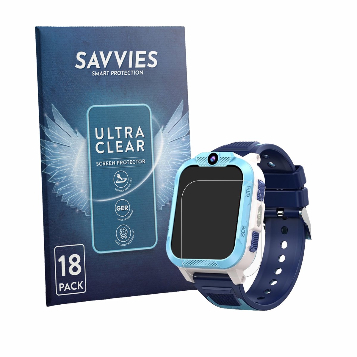 Savvies - Screenprotector voor Iowodo Z40Pro - Folie Beschermfolie transparant 18 Stuks