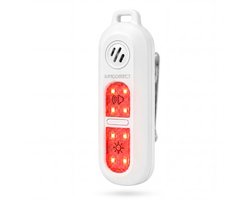 KIMO DIRECT Alarm Sleutelhanger - Persoonlijk Alarm - Zelfverdediging - Met Clip en Draagkoord - 130dB - Wit