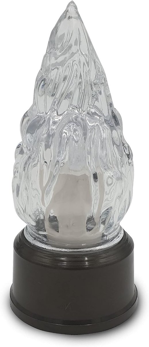 Zoutlamp - Rood - 15 x 7 cm - Elektrisch LED Theelicht van Glas - Voor Sfeerverlichting
