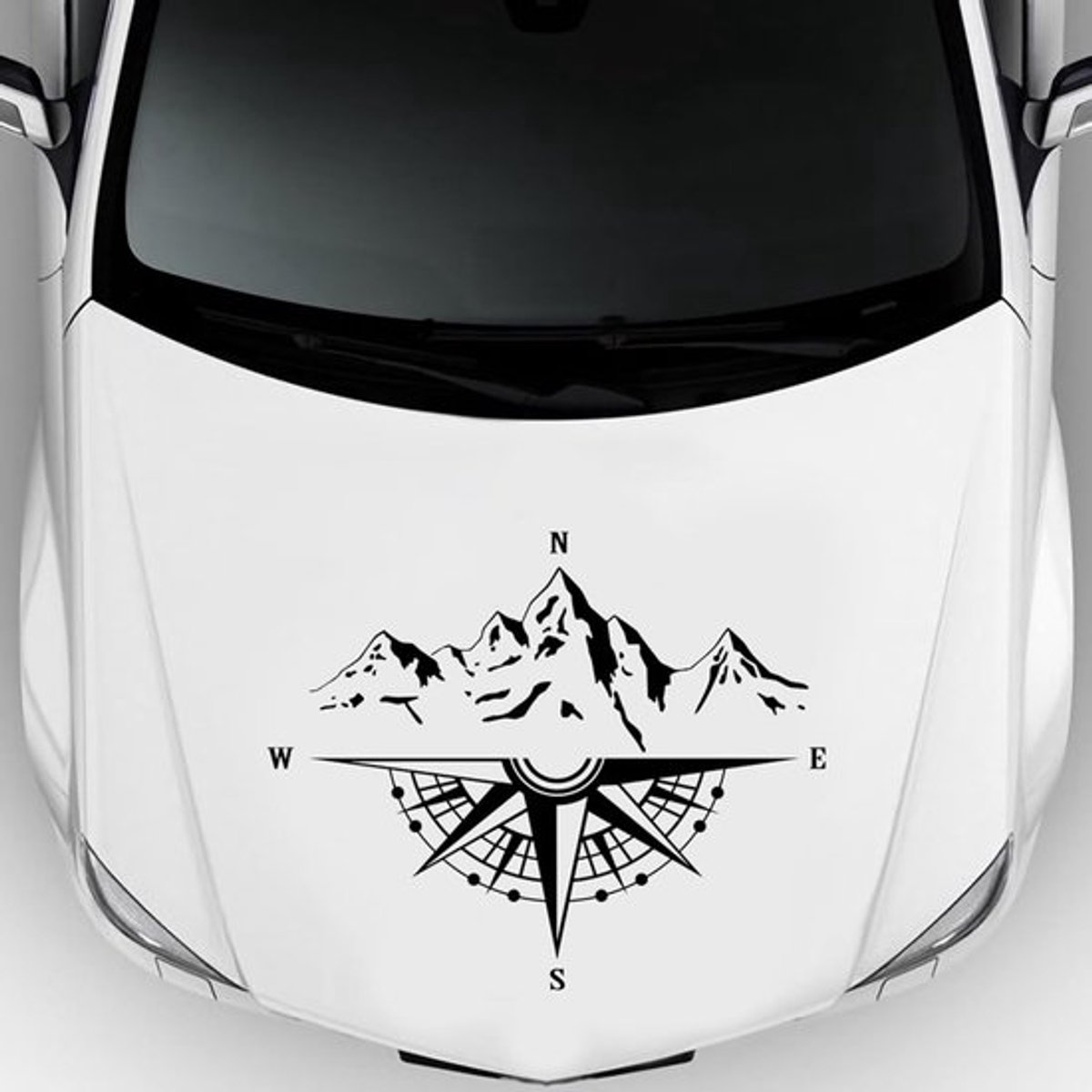 Autostickers Waterdicht - Sticker voor Auto Decoratie - Bergstickers - Vrachtwagen/SUV - Hoogwaardige PVC - Zonnebestendig - Autobelettering