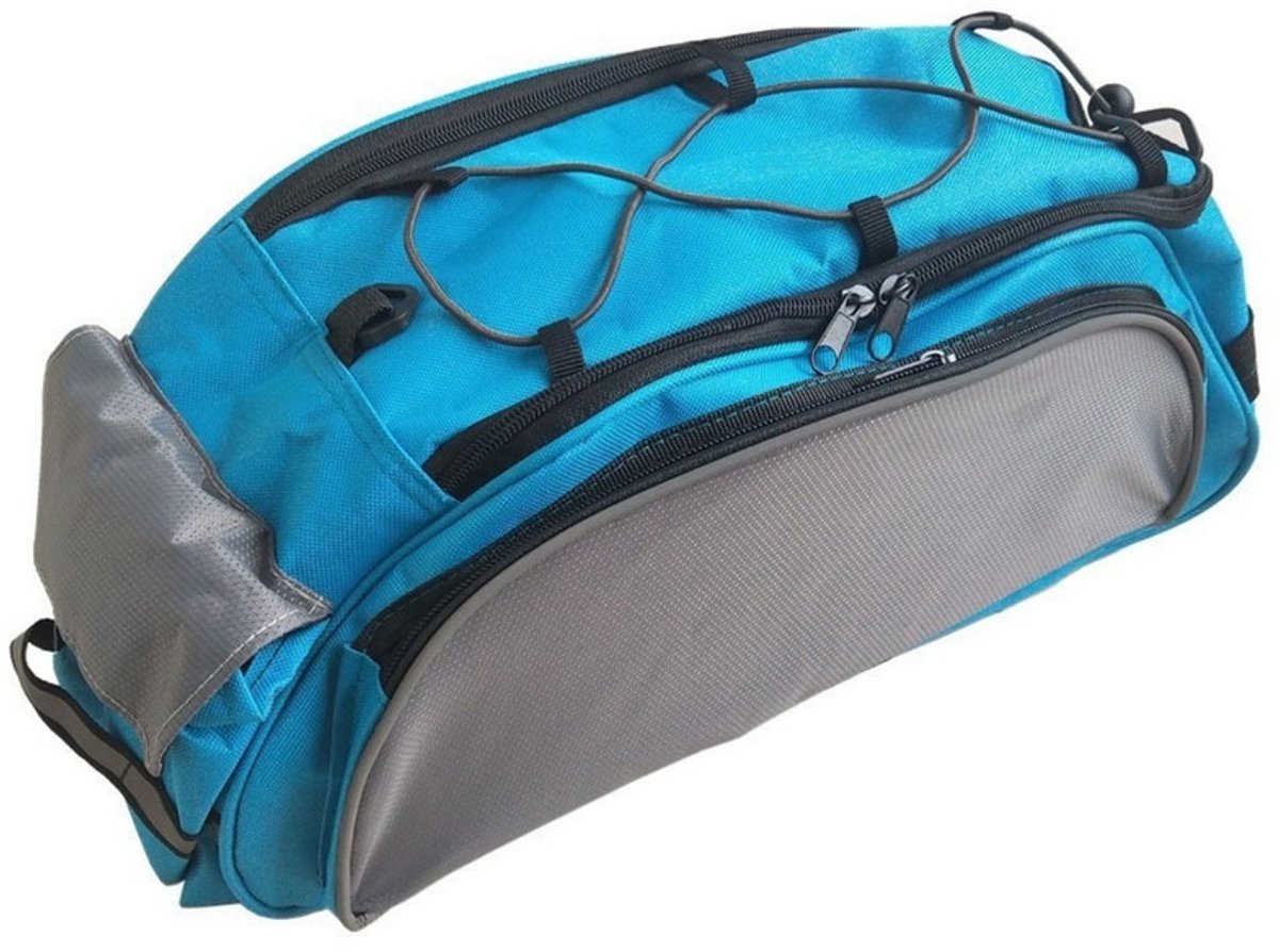 Fietsachtertas - 40*16*21cm - Fietstas - Fietstas - Achterbanktas - Waterdichte bagagetas - Frametas - Waterdichte bagagetas-fietsaccessoires-praktisch - Geschikt voor fietsen, buitenreizen, sporten enz.