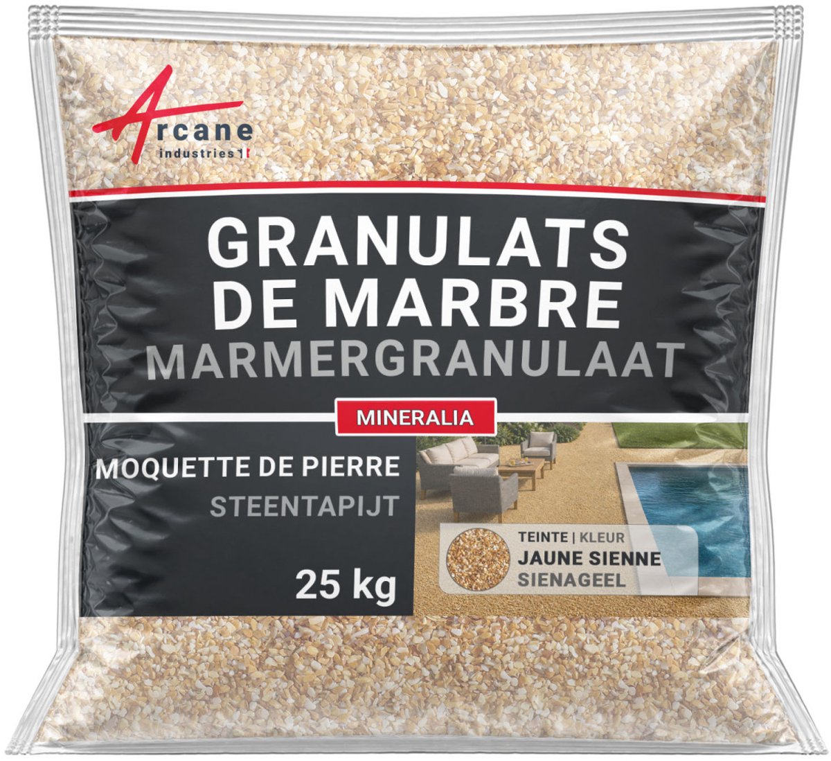 Granulaten voor Steentapijt - Decoratief Gekalibreerd Marmer - Hoge Sterkte & Drainerend : MINERALIA