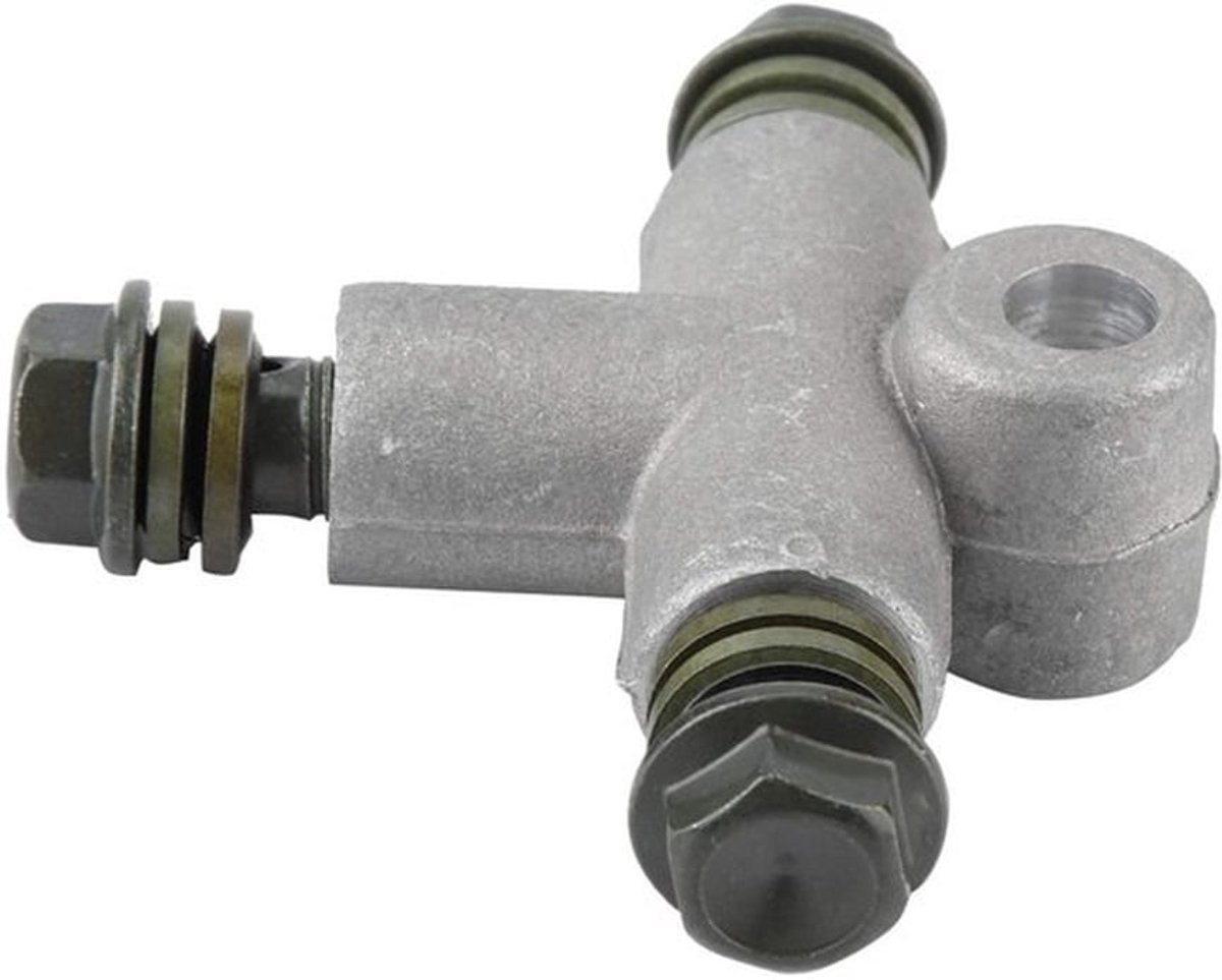 T Joint Brake Adapter - 3-Weg Remolie Slang Fitting - Geschikt voor Motorfiets en ATV - Hoogwaardige Kwaliteit - Eenvoudige Installatie -...