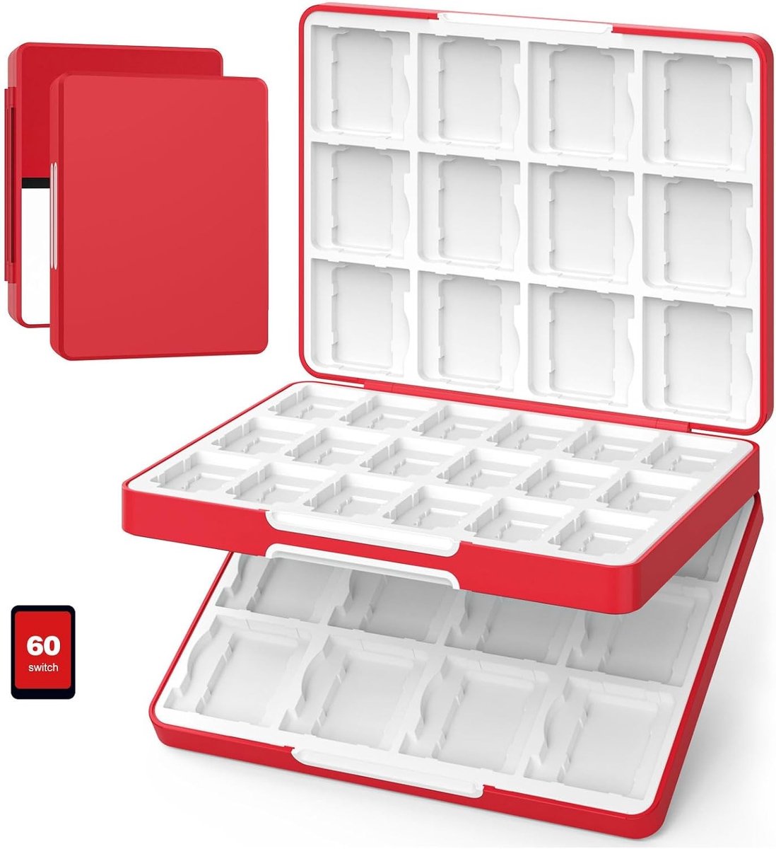 Game Card Case voor Nintendo Switch 2, OLED, 3DS en 3DS XL - Bescherming en Opbergruimte voor Spellen