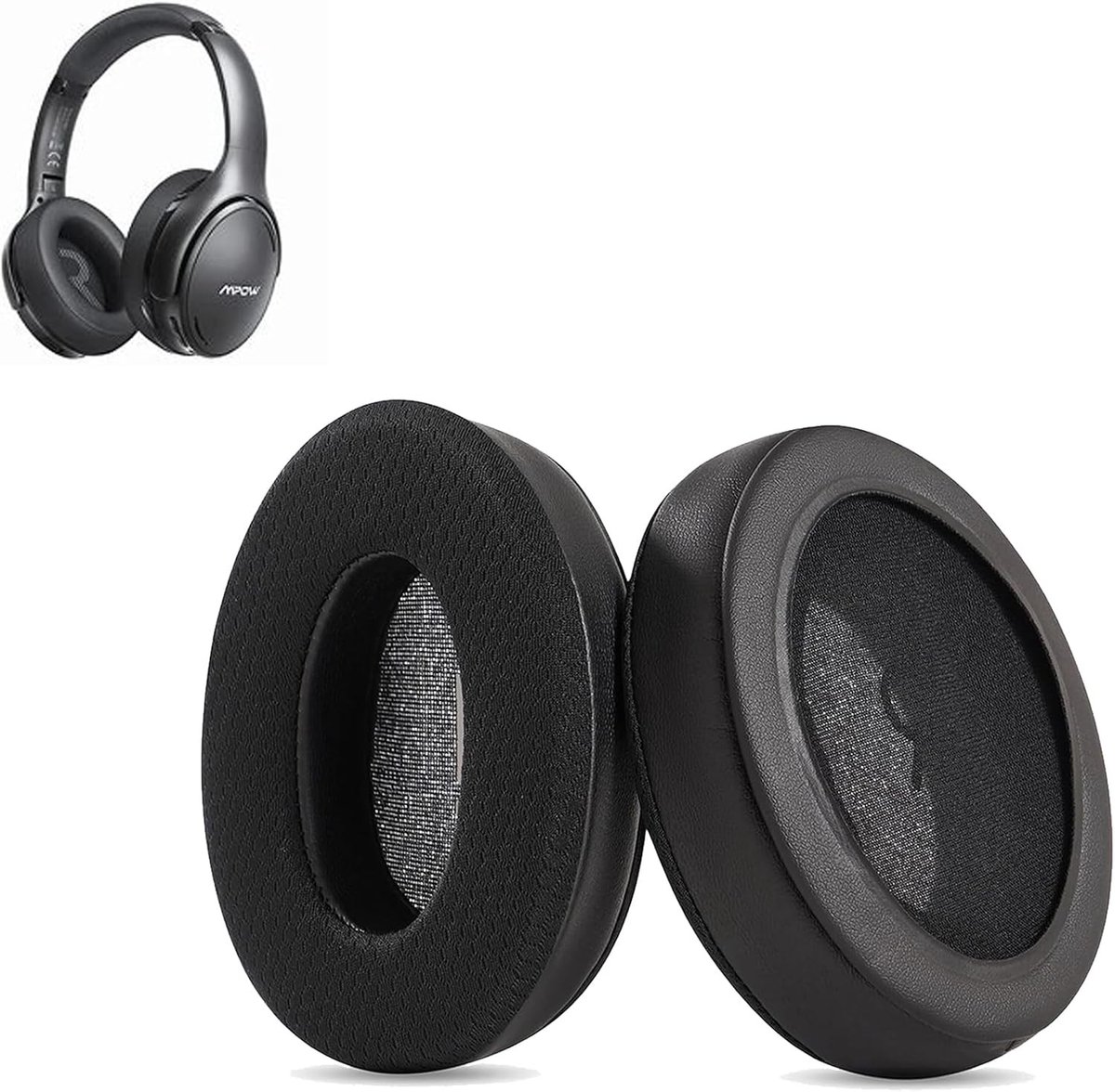 Comfortabele Vervangende Oorkussens voor Bluetooth Active Noise Cancelling Hoofdtelefoons met Koel Gel, Ideaal voor Langdurig Gebruik en Geluidsisolatie