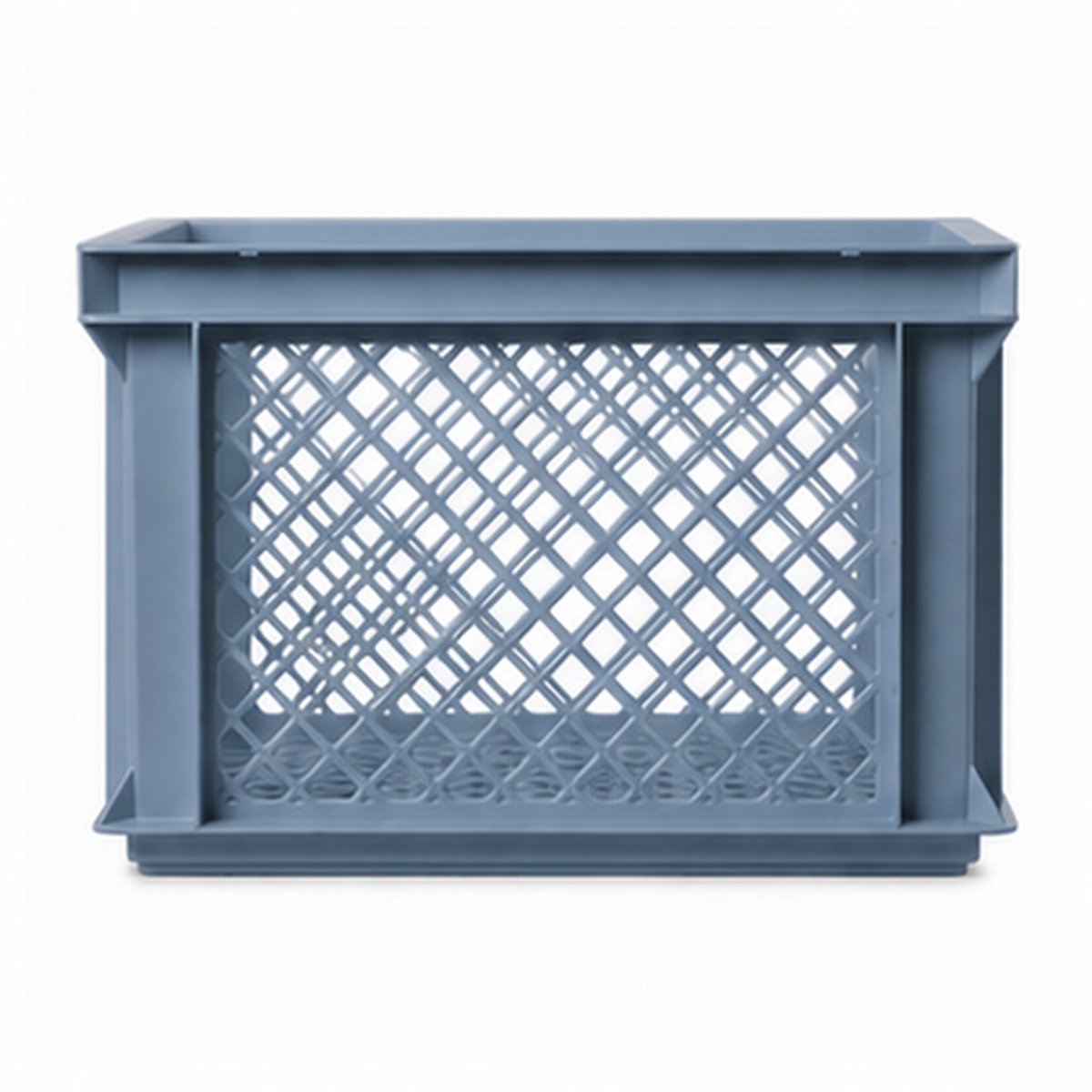 Fietskrat - 26 Liter - 40 x 30 x 22 cm - Kunststof - Steenblauw