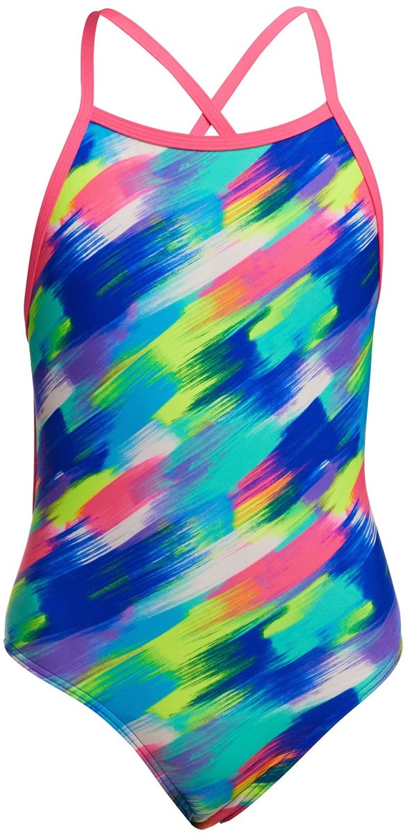 Stroked Diamond back one piece - Meisjes | Funkita | Maat 164
