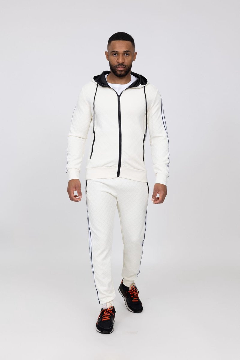 Zayne Milano - Sale - Heren Jongens Joggingpak - Wit - Style-Italie