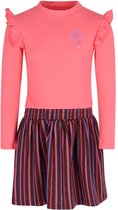 B.Nosy Y608-5860 Jurk meisjes rood - Maat 134-140