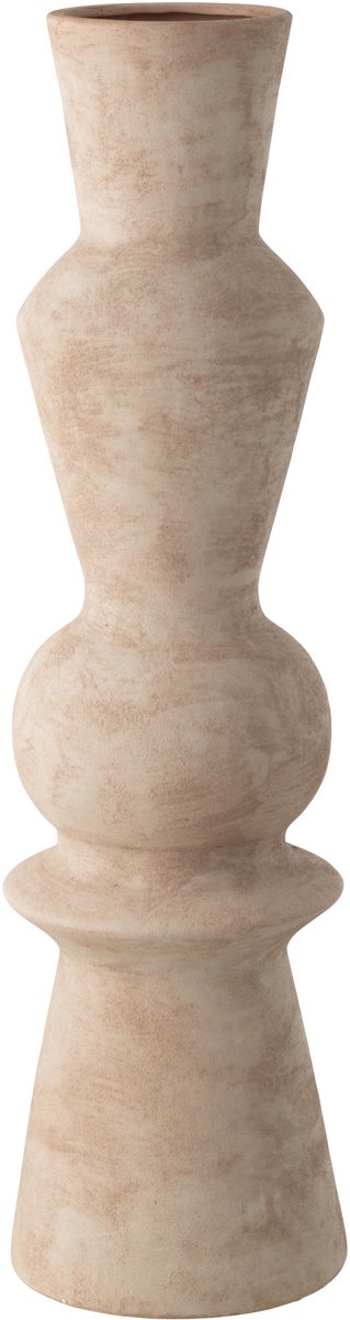 J-Line vaas Bonny - keramiek - beige