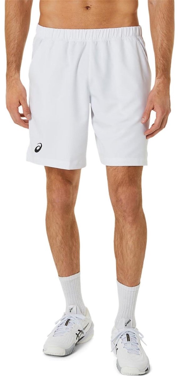 Asics Short Court 9IN Heren Wit