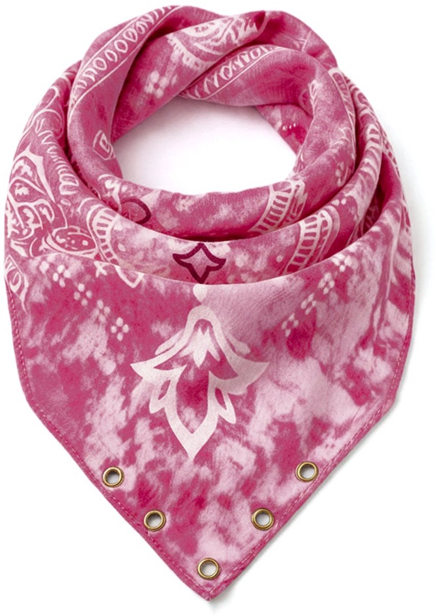 Zomersjaals met paisley-patroon, katoenen sjaals voor dagelijks gebruik. - Blauw