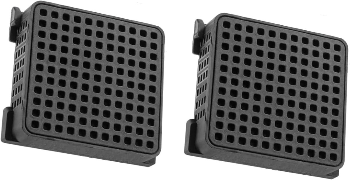 Actieve koolstoffilter geschikt voor Liebherr koelkasten 9096989 9882460 988246000 - Fresh Air filter geschikt voor 7440021-00 met actieve koolstof voor koelkasten - zwart - verpakking van 2