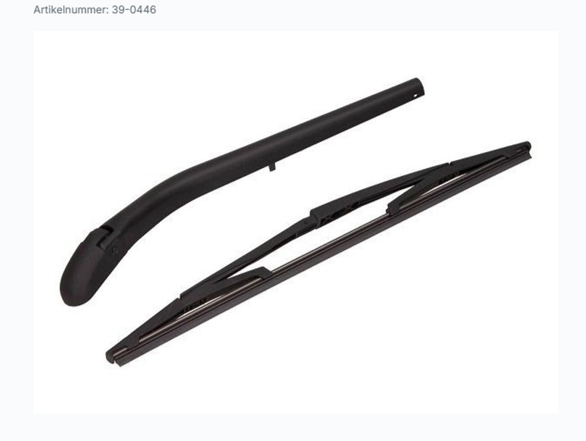MAXGEAR Achterruitenwisserarm 39-0446 | OEM 46523876 | 735278599 | Geschikt voor Fiat Punto II 188 1.2 1.3 JTD 1.4 1.8 HGT 1.9 JTD 1999-2012 | Achter 360 mm | Met Geïntegreerd Wisserblad