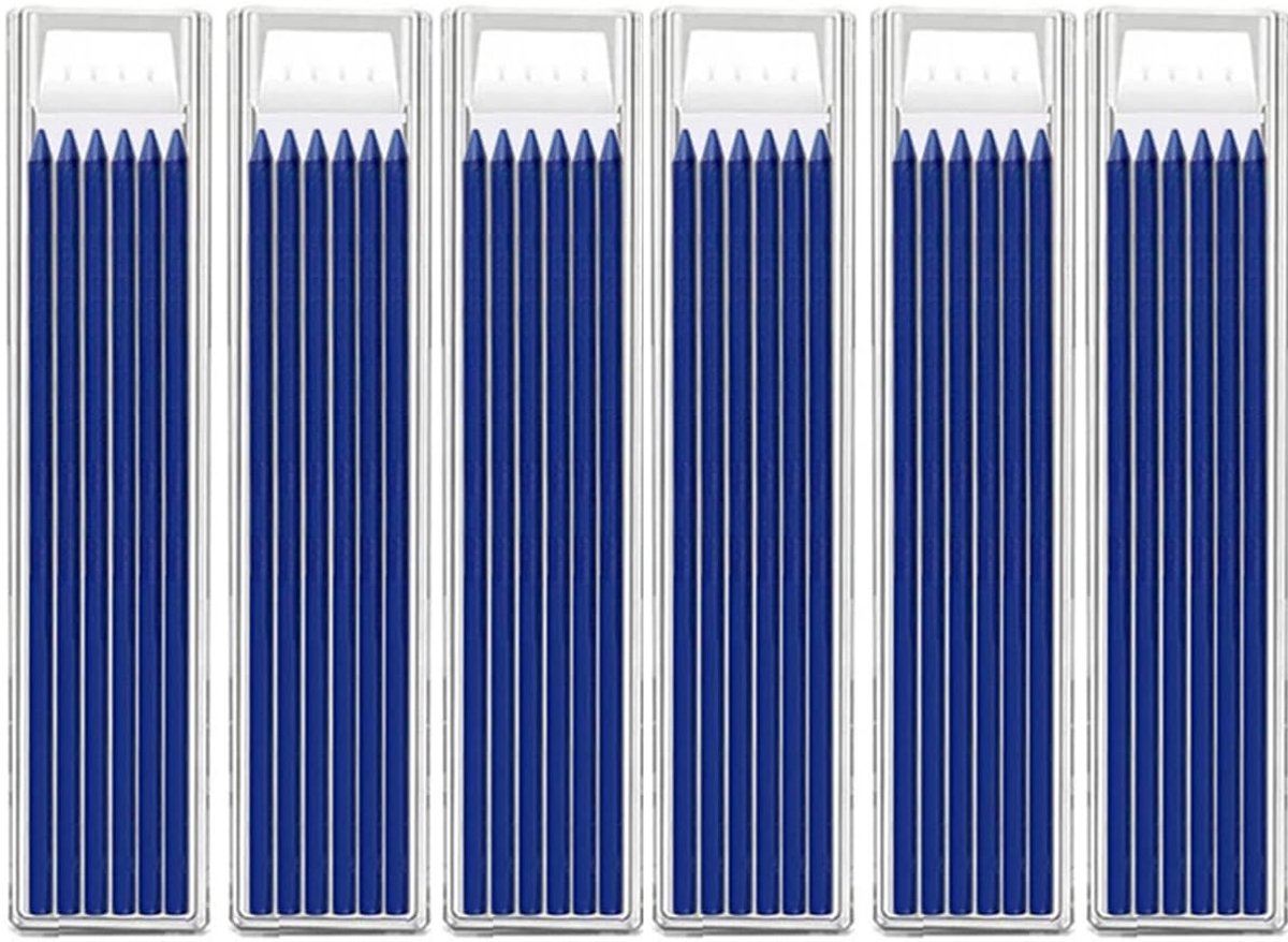 MROOFUL 36 stuks potloodvullingen, 2,8 mm timmerman potloodlood, solide mechanisch bouwpotlood met diep gat - ShopVlot