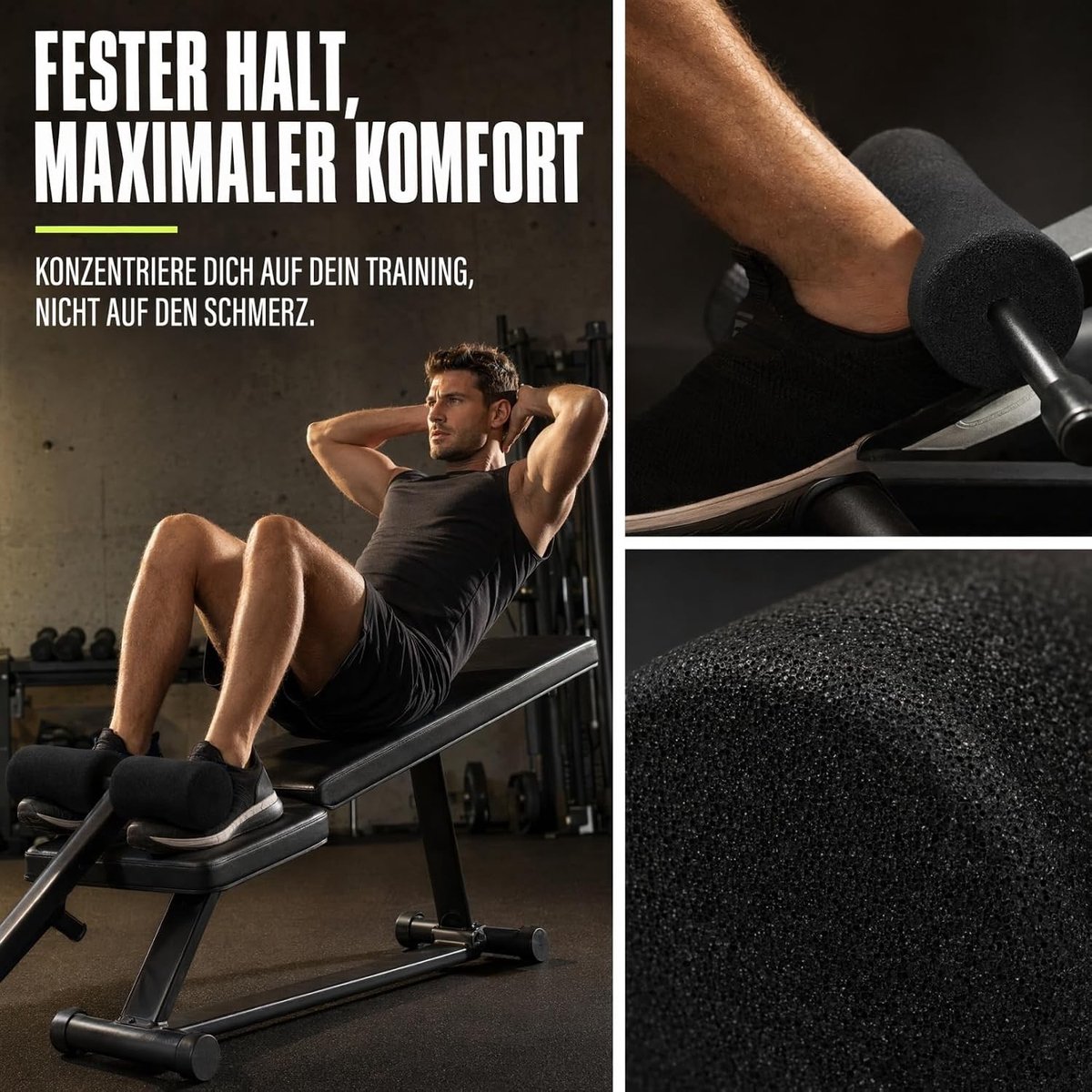 10 stuks zit-upbank met comfortabele schuimrubberen bekleding voor fitness, training en sportschoolaccessoires