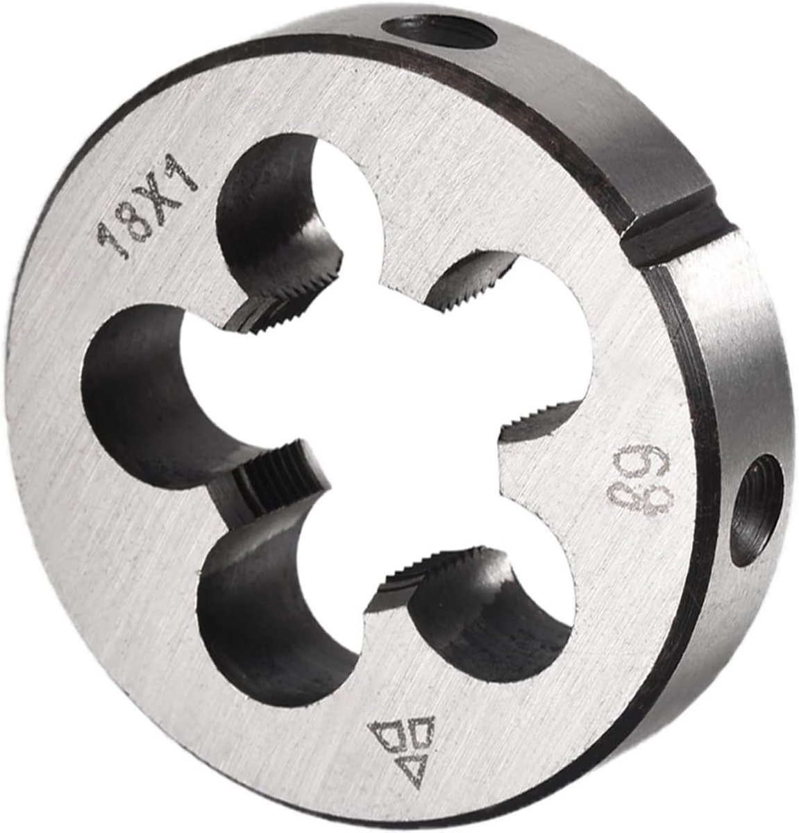 Ronde schroefdraadmatrijzen M18 x 1 voor schroefdraadreparatie, 9SiCr legering gereedschap staal, precisie freesgereedschap, 1 stuk