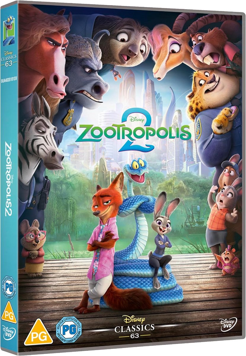 Zootopia Zootropolis 2 - DVD - Import