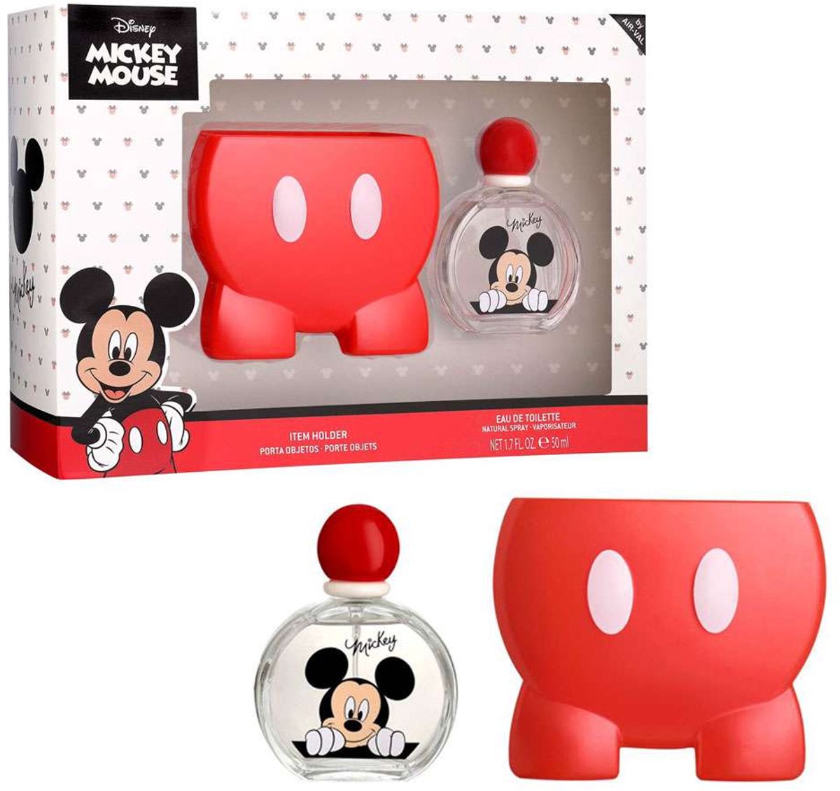 Mickey Mouse Edt 50ml Gift Set And Accessory Holder