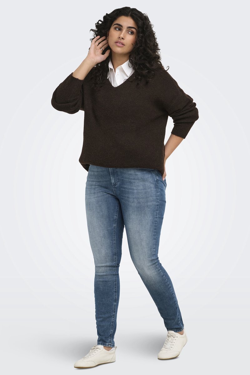ONLY CARMAKOMA - CARWILLY REG SKINNY DNM REA158 - Meisjes - Jeans