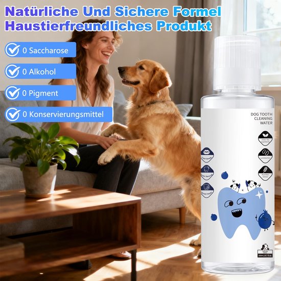 Natuurlijke mondspoeling voor honden en katten, 200ml — afbeelding 3