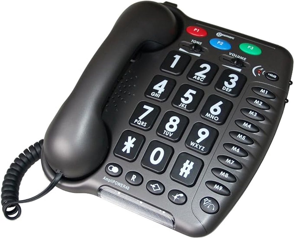 Geemarc Amplipower 40 - Vaste telefoon - Wit
