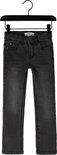 Donkergrijze flared jeans van Koko Noko met een worn-out look. Label in de tailleband.