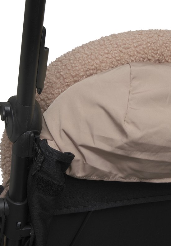 Jollein - Voetenzak voor Buggy & Wandelwagen (Biscuit) - Katoen - Footmuff Maxi Cosi, Kinderwagen of Autostoel - 52x110cm van Jollein — afbeelding 2