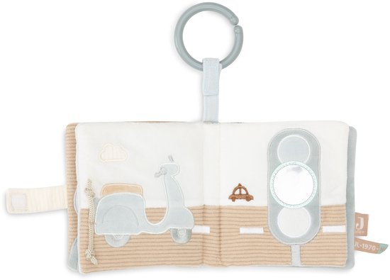 Jollein Baby Activiteitenboekje - On The Go - Polyester - Sensorisch Speelgoed van Jollein — afbeelding 3