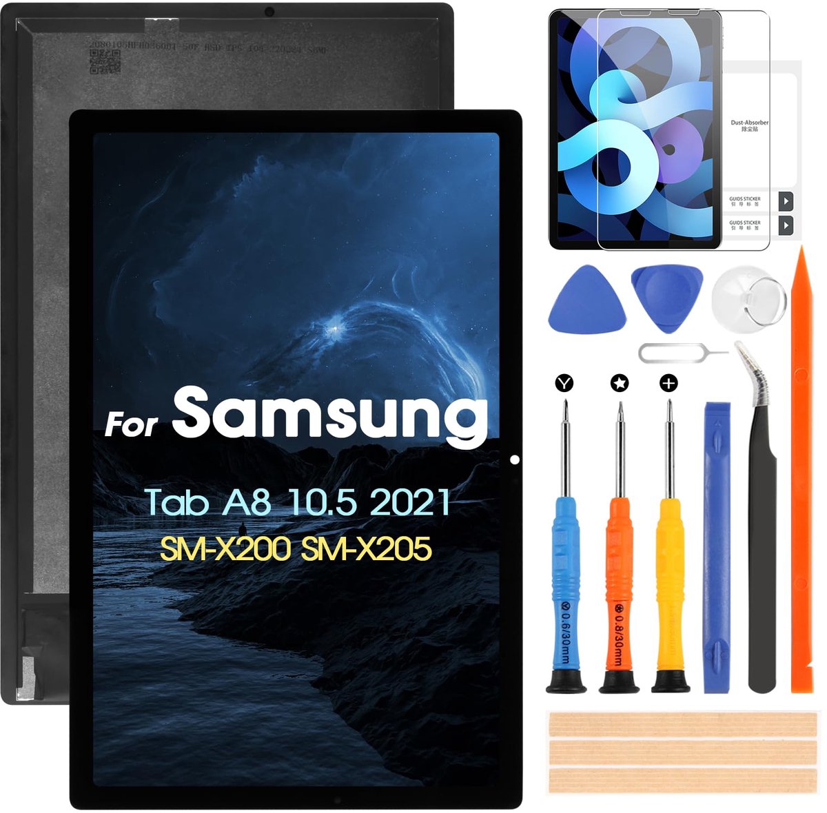 Lcd-display voor Samsung Tab A8 2021 beeldschermvervanging voor Galaxy Tab A8 2021 SM-X200 SM-X205 10,5 inch - ShopVlot