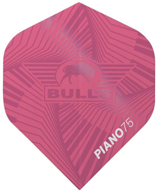 Bull's Flights Piano 75 nr.2 Pink 5 Pack van Bull's — afbeelding 2