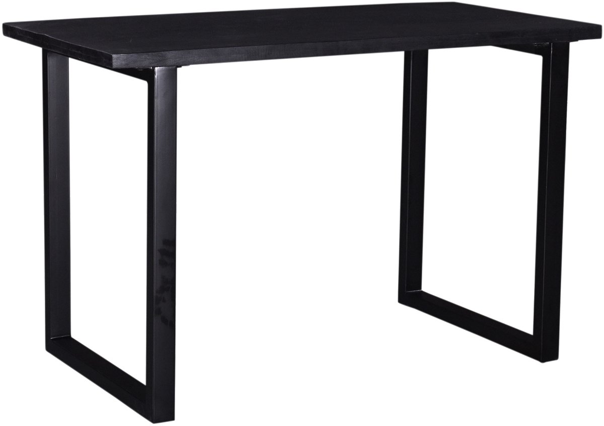 Giga Meubel Bartafel Martin - Zwart Mangohout - 140x70x90cm