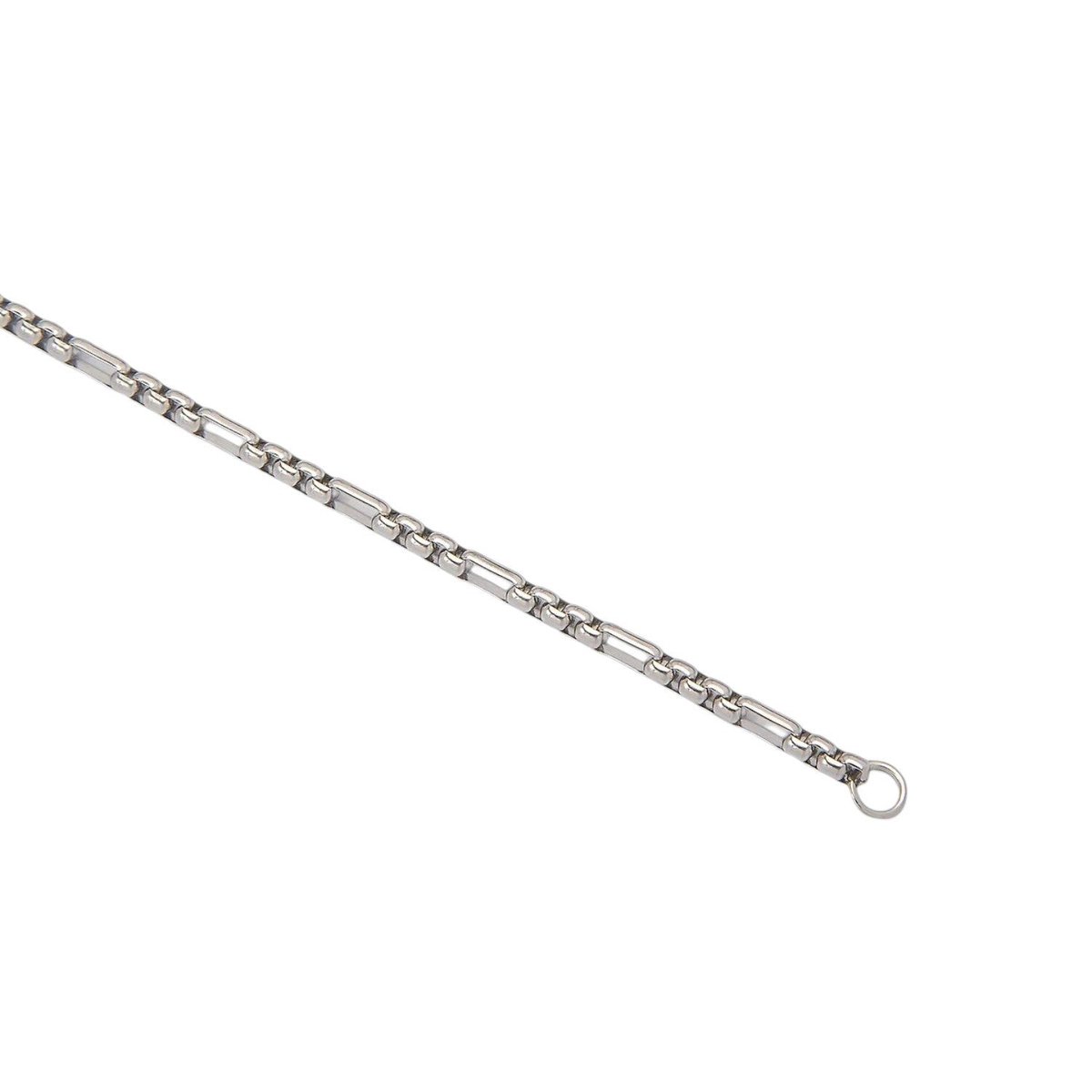 Stalen Fantasie Jasseron Ketting Zilverkleurig RVS – 2.5mm - 55cm