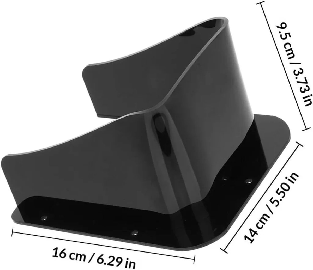 Klein zwart beschermkapje Geschikt voor de deurbel, 2-3 mm schroeven, spatwaterdicht, Geschikt voor woonhuizen en huishoudelijke accessoires.