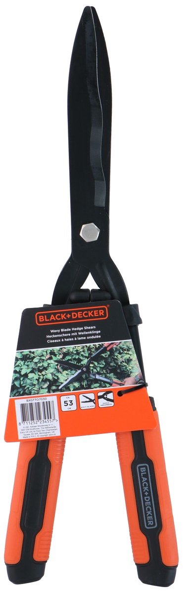 BLACK+DECKER Heggenschaar - Golvende Stalen Bladen - 53 CM - Zwart/ Oranje van BLACK+DECKER — afbeelding 5