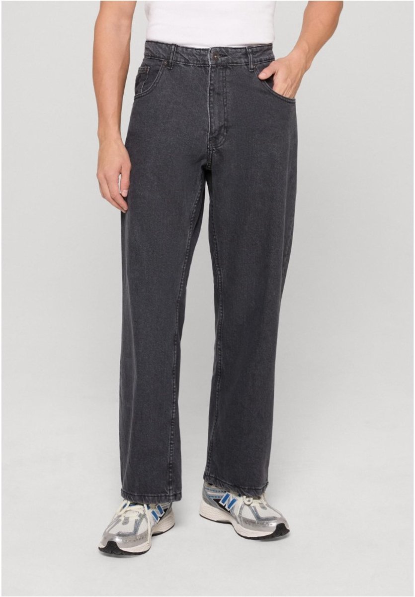 Rocawear - JJ Baggy Denim Broek rechte pijpen - Taille, 34 inch - Grijs