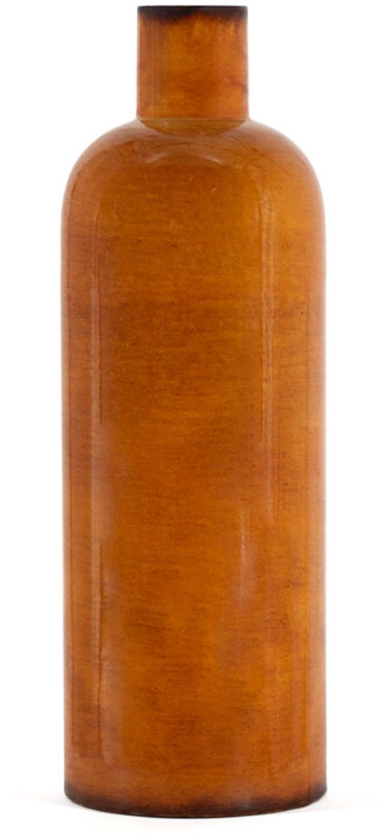 Metalen vaas tangerine