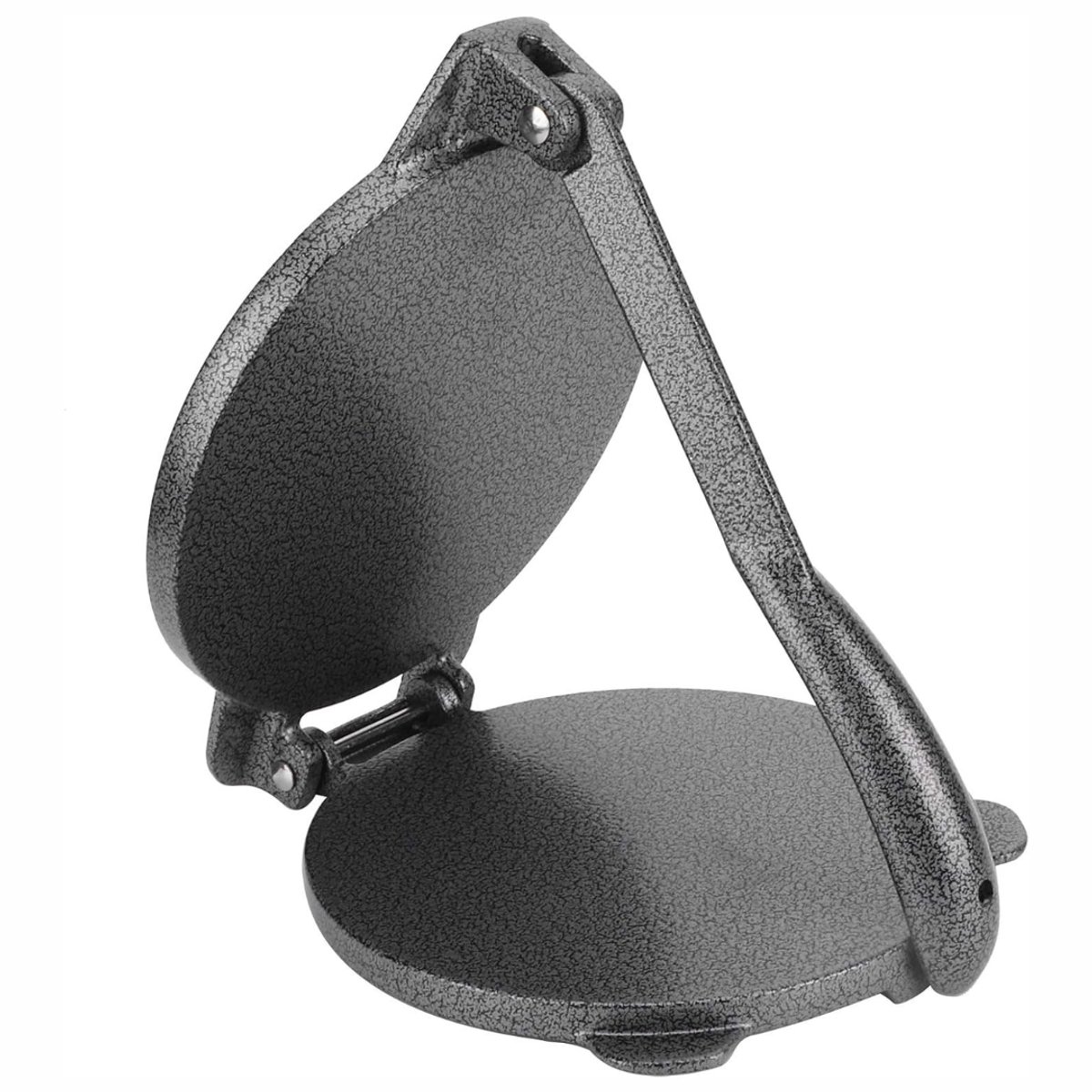 Allvia® Tortilla Pers - poffertjespan - tortilla pers gietijzer - Veelkleurig - ‎Zwart - 21cm x 19cm x 5cm